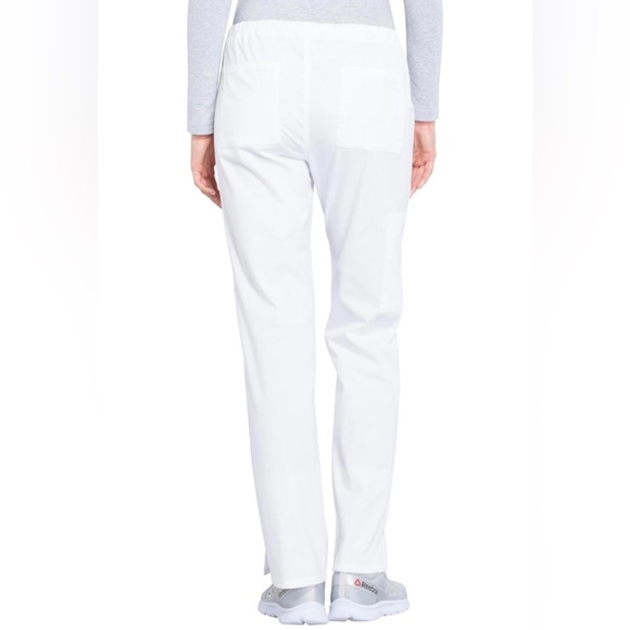 NWT Cherokee Workwear Professionals Stretch Drawstring Scrub Pants Sz Med Petite - Picture 2 of 7